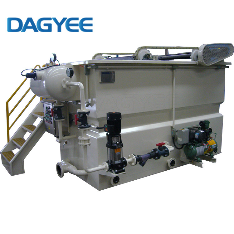 Dagyee DAF-080 Edi Wooden Package Reaction Wastewater Treatment Plants Dissolved Air Flotation Units